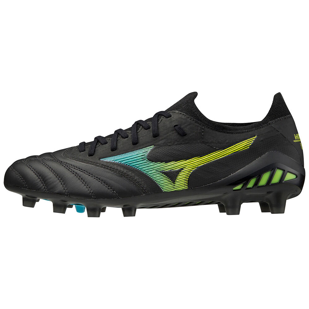 Mizuno Morelia Neo Iii Beta Elite - Erkek Krampon - Siyah/Mavi Turkuaz Türkiye (WQFSCX-412)